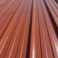 Hosekra Trapezblech T4 Bedachung für Solarmodulen geignet.T-4 Dach in Trapez Profill