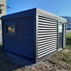 Antracit vrtna uta kovinske konstrukcije Hosekra