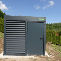 Manjša antracit kovinska lopa