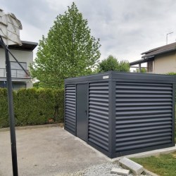 G130 Antracit montažna kovinska vrtna lopa Hosekra