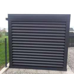 Moderen dizajn antracit kovinske vrtne lope Hosekra