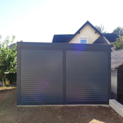 Antracit vrtna uta kovinske konstrukcije Hosekra