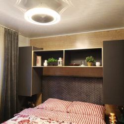 Spalnica v mobilni hiški Panorama Hosekra