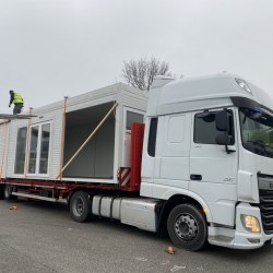 K120 Hosekra kontejner Z postavitve pripravljen na transport