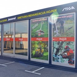 Kontejner, kot prodajni prostor za kmetijsko mehanizacijo