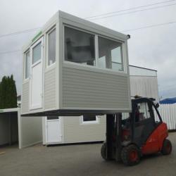 K60 Transport pred proizvodno halo kovinskega kontejnerja pisarne