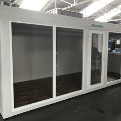 K60 Minimalističen Hosekra Bel Montažni Kontejner Pisarna