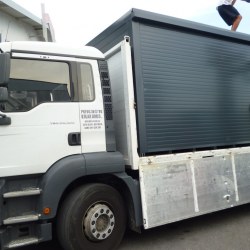 Transport antracit kovinskega kontejnerja Hosekra