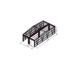 Garaža za 4 kamione 16x8m