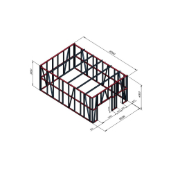 Hosekra - garaža 9x6m