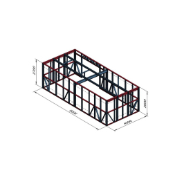 Garaža večjih dimenzij 9 x 4 m
