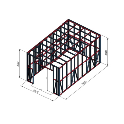 Hosekra - garaža za gasilce 10x6m