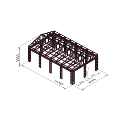 Nadstrešnica  Hosekra 10x6 m