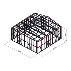 Konstrukcija hale 10x10m
