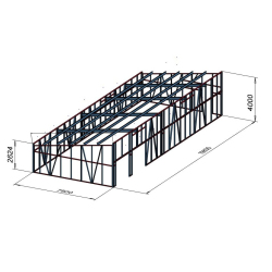 Hala Hosekra dimenzij 20x8m