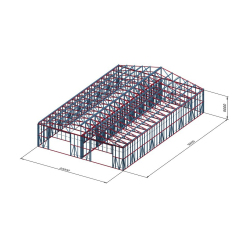 Velika industrijska hala 30x20m