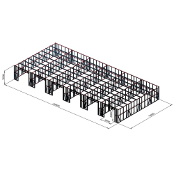 Tehnični prostori velikosti 30x14 m