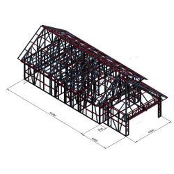 Hosekra - enoetažna hiša 13x7m + prostor za letno kuhinjo