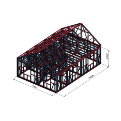 Hiša dvokapnica 10x7m