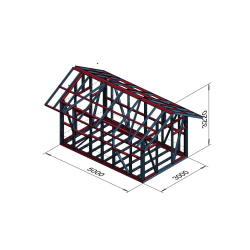 Hiška 5x3 m Hosekra