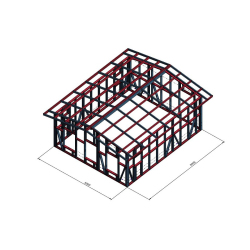 Hosekra - nagradnja zidanice 6x5m