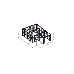Objekt s teraso 8x5,5 m