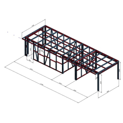 Modularni objekt z nadstreškom Hosekra