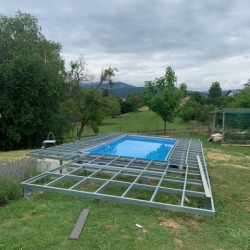 Pod konstrukcija za bazen 13m x 58m - profili