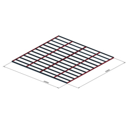 Strešna konstrukcija 12x12 m