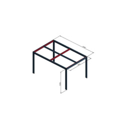 Streha terase 4,5x3 m