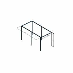 Streha terase 5x2,5 m