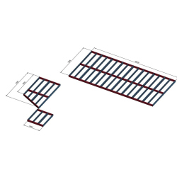 Podesti različnih dimenzij