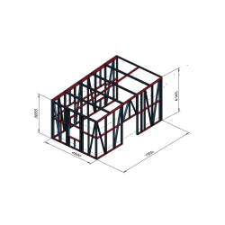 Hosekra - prizidek k hiši 8x5m