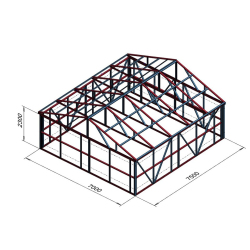 Rastlinjak  Hosekra 7,5x7m