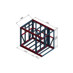 Hosekra - savna 3x2m