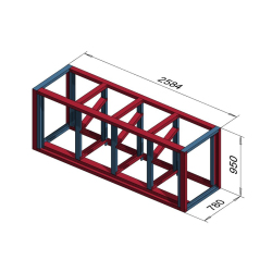 Smetarnik za 4x120-litrske posode