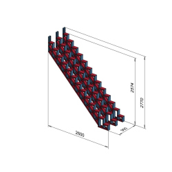 Hosekra - enoramne stopnice 2,6x2,7m