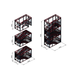 Modularne zunanje stopnice