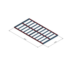 Podloga terase 5,2x2,7m