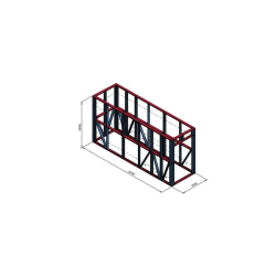 Vrtna lopa dimenzij 5×1,5 m
