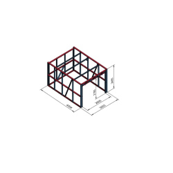 Lopa 4x3 m s prostorno notranjostjo