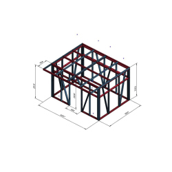 Lopa z nadstreškom 4x3m
