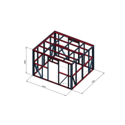 Lopa dimenzij 4 x 3,5 m s prostorno notranjostjo