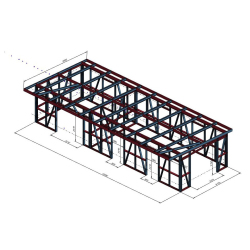 Prostorna lopa z integrirano garažo 12x4 m