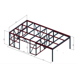 Lopa z nadstreškom 10,5x6m