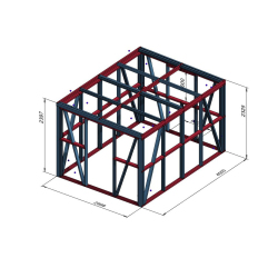 Lopa za demit fasado dimenzij 4 x 3 m