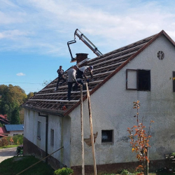 Priprava ostrešja za montažo T6 kovinske kritine
