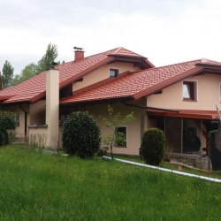 Strešna kritina hosekra gladka dvojna streha
