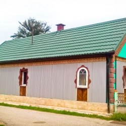Hosekra streha v zeleni barvi