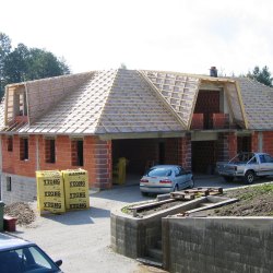 Lesena podkonstrukcija strehe